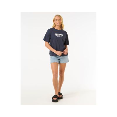 4. RIP CURL Surf Puff Relaxed Tee, navy blue