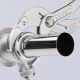 4. Pliers for sanitary traps and connectors 250mm, 25-80mm, chrome plated
