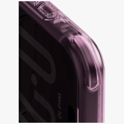 3. Uniq LifePro Xtreme Magclick Charging Case for iPhone 18 Pro / 17 Pro - Transparent Burgundy