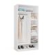 4. Modular Wardrobe OPENO SET 260/200 WHITE – Drawers, Rails and Shelves, Large, for the Bedroom