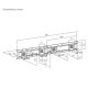 6. MACLEAN WALL-MOUNTED STEEL TOOL ORGANIZER, MAX LOAD 136KG, WIDTH 816MM MC-178