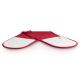 4. Le Creuset 95001000600000 Oven Glove Oven Glove 1 pc. Red Cotton