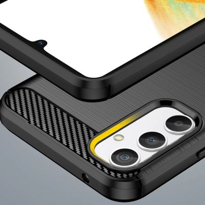 6. Carbon Case case for Realme 10 Pro flexible silicone carbon cover black