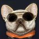 9. Nimmy Glasses Cool Dog iPhone 16 Case - Black