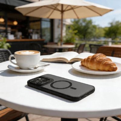 4. Tech-Protect Magmat MagSafe Case for Motorola Moto G57 Power / G67 Power - Matte Black
