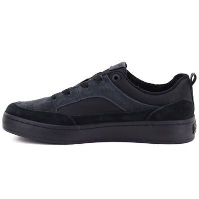 3. Men's casual leather sneakers, black, Big Star UU174118