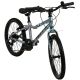3. Huffy Literide Alu 20” Silver-Turquoise Bike (23005W)