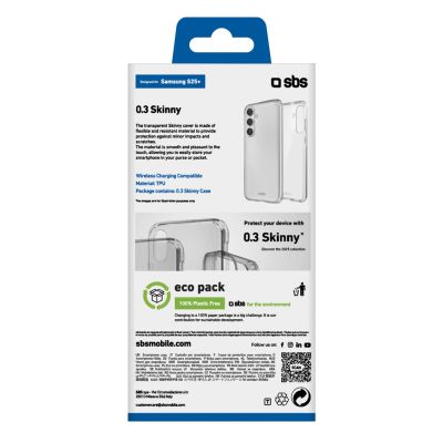 3. SBS Skinny Cover for Samsung Galaxy S25+ - transparent