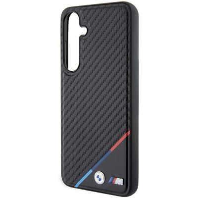 6. BMW Carbon Tricolor Line MagSafe Case for Samsung Galaxy S24+ - Black