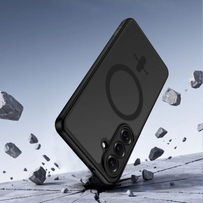 6. Tech-Protect BasicMag MagSafe Case for Samsung Galaxy S26 - Transparent Black