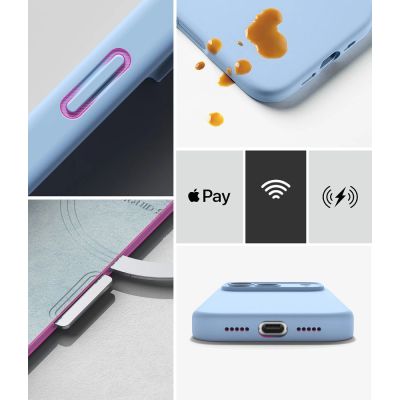 8. Ringke Silicone MagSafe case for iPhone 18 Pro - light blue