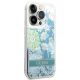 4. Guess Flower Liquid Glitter case for iPhone 14 Pro Max - green