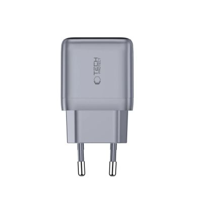 3. Tech-Protect PowerVision NC45W-GaN 1-Port PD 45W Wall Charger - Dark Gray