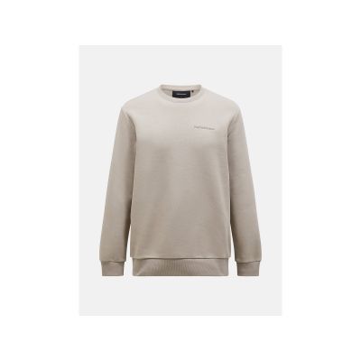 5. Peak Performance M Original Small Logo Crewneck Beige
