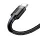 3. BASEUS USB CABLE TO USB-C CAFULE 3A 1M GREY-BLACK