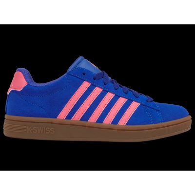 K-swiss COURT TIEBRK II SDE DAZZLING BLUE/PINK LEMONADE/GUM-M sneakers (99492-480-M)