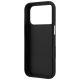 7. Guess Grained & Big Resin Logo Case for iPhone 18 Pro Max / 17 Pro Max - Black