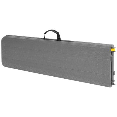 18. CATERING BANQUET FOLDING BENCH 183x28x43CM WOODLAND BOARD DARK GREY