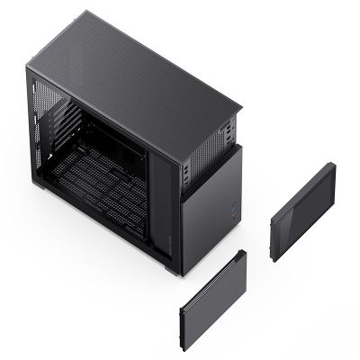 2. Jonsbo D41 Screen ATX Case, Tempered Glass - Black