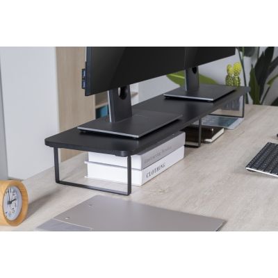 12. GEMBIRD 2-MONITOR STAND (RECTANGULAR SHAPE)