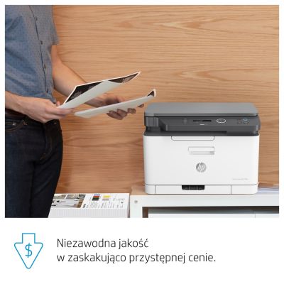 22. HP Color Laser MFP 178nw 4ZB96A (laser, color laser; A4; Flatbed scanner)