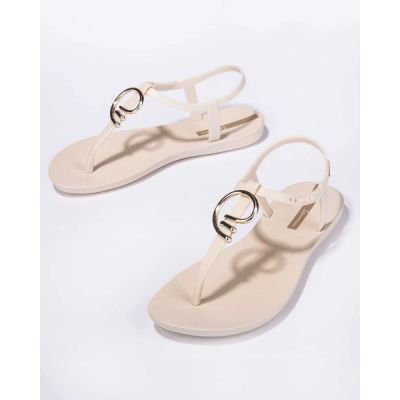 4. Ipanema Sandal Class women's flip-flop sandals beige with gold