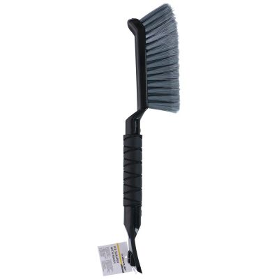 6. DUNLOP GRAY WINDOW SCRAPER WITH BRUSH 40.5 CM