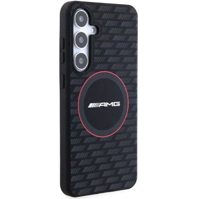 4. AMG Silicone Carbon Pattern MagSafe case for Samsung Galaxy S24+ - black
