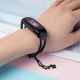 2. Metal bracelet for Xiaomi Mi Band 3 / 4 / 5 / 6 band strap - black