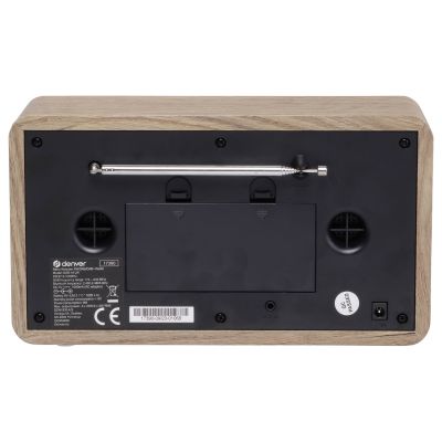 5. Denver DAB-18 Retro Radio, light wood