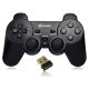 4. VAKOSS WIRELESS USB GAMEPAD WITH DUAL SHOCK FUNCTION, PC/PS3, DIGITAL AND ANALOG MODE, GP-4705BK BLACK
