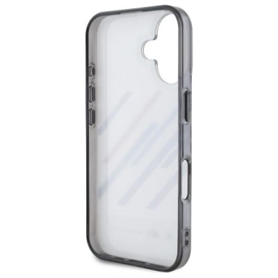 7. BMW Motosport IML Random Stripes iPhone 16 Case - Gray