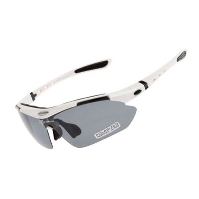 Rockbros 10002 Polarized Cycling Glasses – White