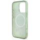 6. Guess IML Flower & Tonal Circle MagSafe case for iPhone 16 Pro Max - green