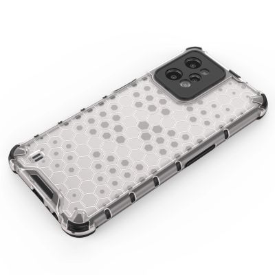 4. Honeycomb case armored cover with a gel frame Realme C31 transparent