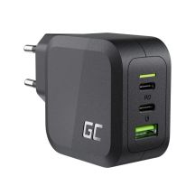 GREEN CELL MULTI USB CHARGER GAN GC POWERGAN 65W PD 3.0 QC 3.0 2XUSB-C 1XUSB-A