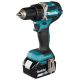 4. Makita DDF484RTE Drill 2000 RPM 1.2 kg Black, Blue