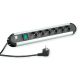 Bachmann PRIMO power strip 1.75 m 6 x network sockets Black, Gray