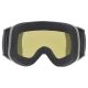3. Uvex 5501912130 Ski Goggles Black Unisex with Spherical Lens