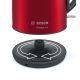 18. Bosch TWK3P424 Electric Kettle 1.7 L 2400 W Gray, Red