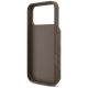 7. Guess 4G Cardslots & Magnetic Closure Crossbody Case for iPhone 18 Pro / 17 Pro – brown