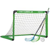 FOLDABLE FLOORBALL GOAL 2 STICKS AND BALL 91x6xX61CM ENERO