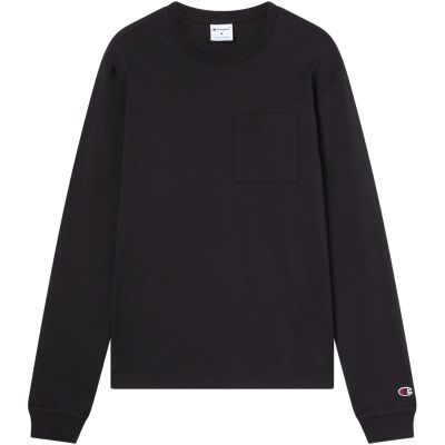 2. Champion LS Tee Men's T-Shirt Black 222507 KK001