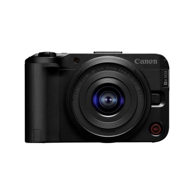 6. Canon camera with 24.2 megapixels, image stabilizer, Wi-Fi, user manual, CMOS sensor, ISO sensitivity (max.) 32000, black