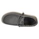 3. Hey Dude Wally Stretch Canvas 40700-1XA Grey 42