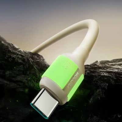 5. Joyroom S-A53 60W USB-C Cable - USB-C with fluorescent tip 1.2 m - beige