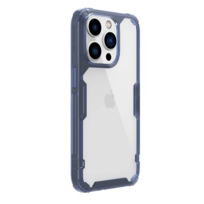 13. Nillkin Nature Pro case iPhone 14 Pro armored cover blue cover