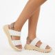 6. Gioseppo LUNENBURG White Women's Shoes (75283-P-White)