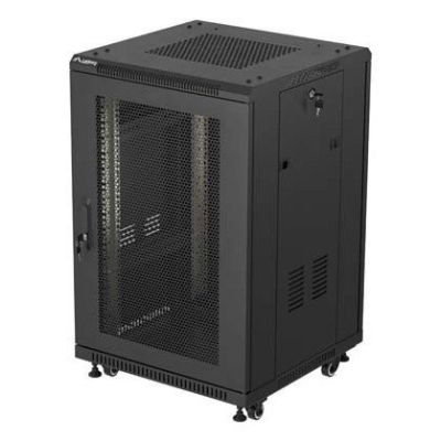 41. LANBERG FLOOR CABINET 18U 600X600 BLACK