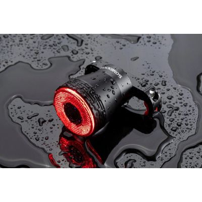 6. Rockbros Q5 Rear Bike Light with Intelligent Stop System - Black